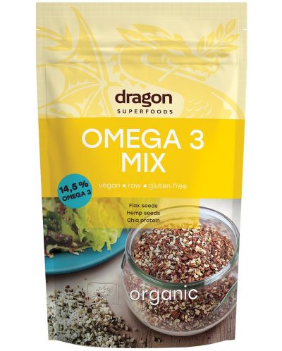 Omega 3 Mix Био функционален микс, 200 g, Dragon Superfoods - 1