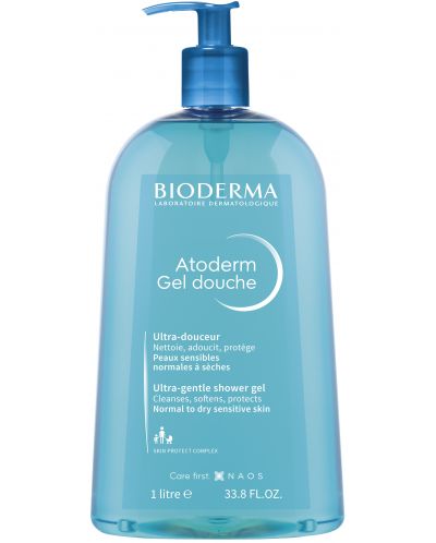 Bioderma Atoderm Успокояващ душ-гел, 1000 ml - 1