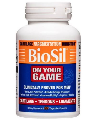 BioSil On Your Game, 30 капсули, Natural Factors - 1