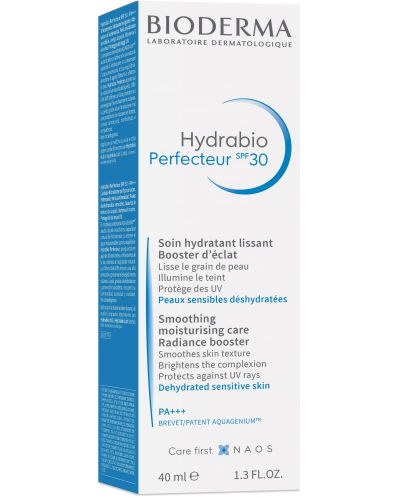 Bioderma Hydrabio Изглаждащ и озаряващ крем Perfecteur, SPF 30, 40 ml - 2