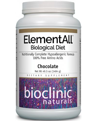 Bioclinic Naturals ElementAll Biological Diet, шоколад, 1404 g, Natural Factors - 1