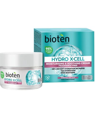 Bioten Hydro X-Cell Дневен крем, за чувствителна кожа, 50 ml - 1