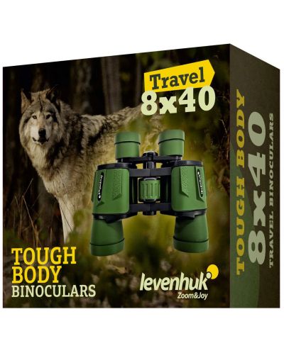 Бинокъл Levenhuk  - Travel, 8x40, зелен - 2