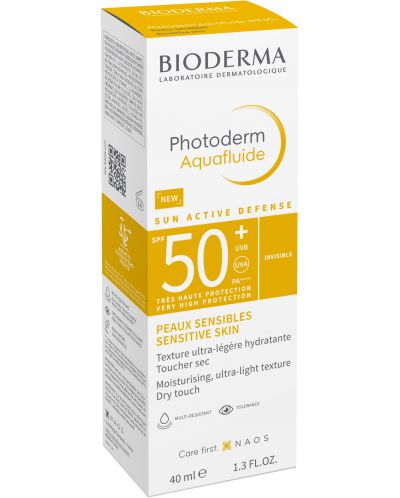 Bioderma Photoderm Слънцезащитен крем Aquafluide, SPF 50+, 40 ml - 3
