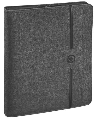 Бизнес папка с джоб за таблет Wenger - Affiliate Folio, 10", сива - 1