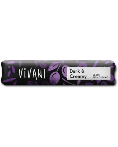 Био шоколадов бар, тъмен, 35 g, Vivani - 1