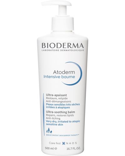 Bioderma Atoderm Възстановяващ балсам Intensive, 500 ml - 1