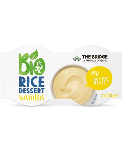 Био оризов десерт с ванилия, 2 х 130 g, The Bridge - 1