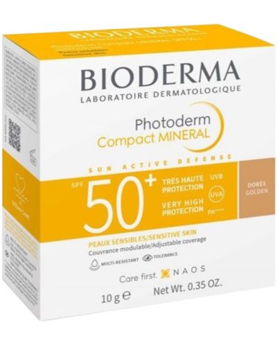 Bioderma Photoderm Минерална пудра, златист цвят, SPF 50+, 10 g - 3