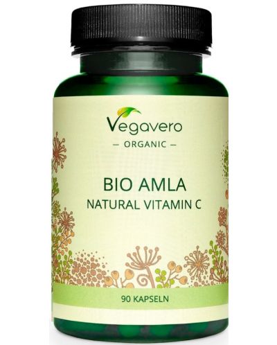 Bio Amla Natural Vitamin C, 90 капсули, Vegavero - 1