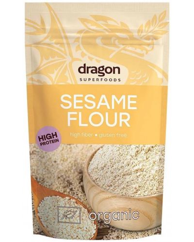 Био брашно от сусамово семе, 200 g, Dragon Superfoods - 1