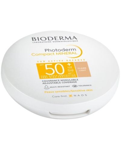 Bioderma Photoderm Минерална пудра, светъл цвят, SPF50+, 10 g - 1