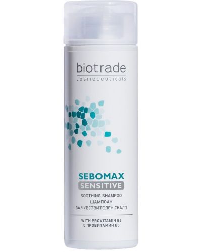 Biotrade Sebomax Шампоан за коса, за чувствителен скалп, 200 ml - 1