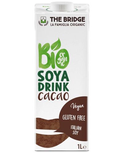 Био соева напитка с какао, 1 l, The Bridge - 1