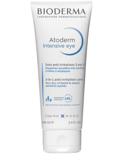 Bioderma Atoderm Успокояващ и възстановяващ крем Intensive Eye, 100 ml - 1