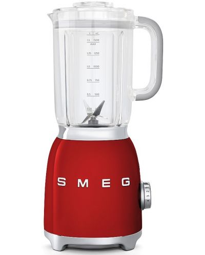 Блендер Smeg - BLF01RDEU, 1.5 l, 4 степени, 800W, червен - 1