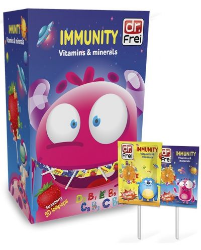 Immunity Близалки за деца, 50 броя, Dr. Frei - 1