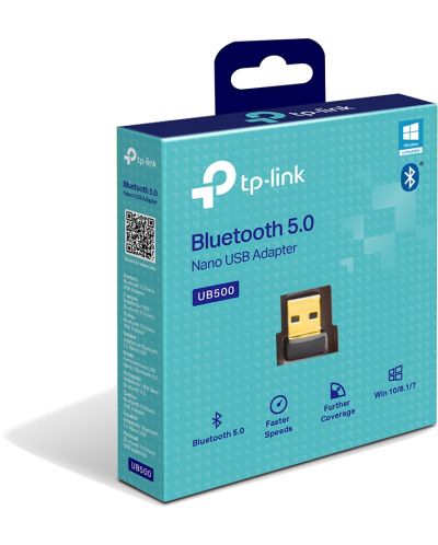 Bluetooth адаптер TP-Link - UB500, черен - 4
