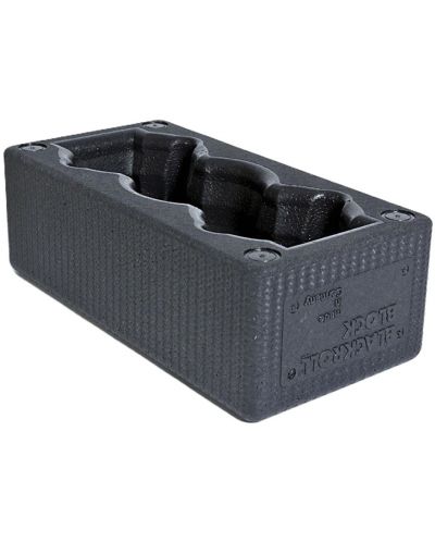 Блок за йога Blackroll - 30 х 15 cm, черен - 3