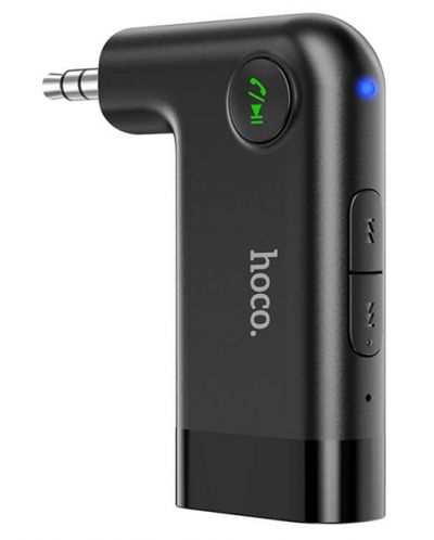 Bluetooth адаптер Hoco - E53, Aux Jack 3.5mm, черен - 2