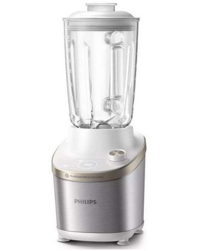 Блендер Philips - HR3760/01, 2 l, 12 степени, сребрист - 1