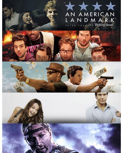 5 Blu-Ray филма: Социалната мрежа + Това е краят + Два Патлака + Чък за късмет + Беулф