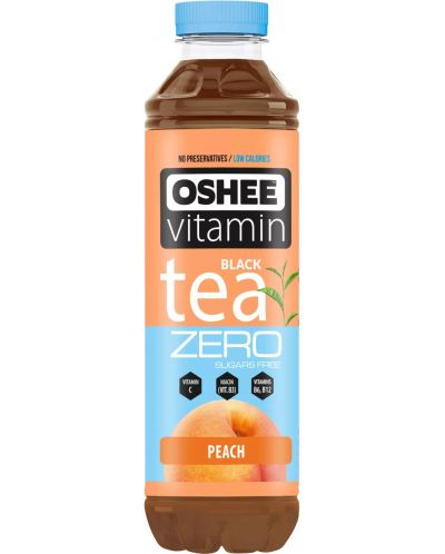 Black Tea Zero Студен чай с витамини, 555 ml, Oshee - 1