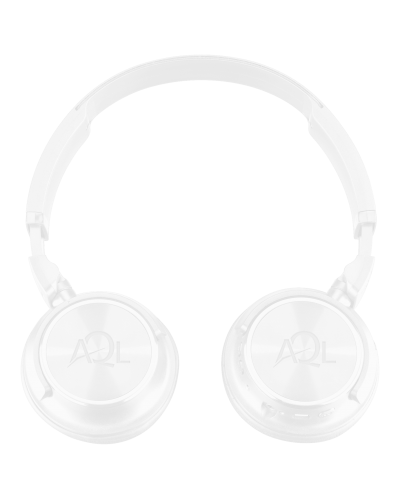 Безжични слушалки с микрофон AQL - Helios, бели - 4