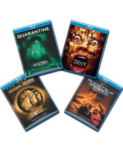 Blu-ray колекция: Карантина, 13 призрака, Универсален войник: Завръщането, Призраци от Марс