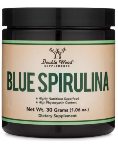 Blue Spirulina, 30 g, Double Wood - 1