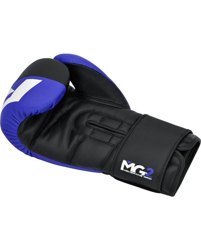 Боксови ръкавици RDX - Rex F4 , черни/сини - 3