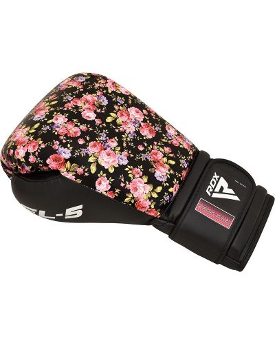 Боксови ръкавици RDX - FL5 Floral , черни - 3