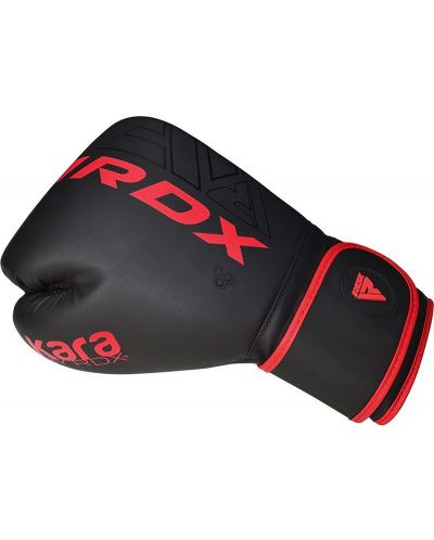 Боксови ръкавици RDX - F6 , черни/червени - 4