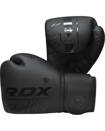 Боксови ръкавици RDX - F6, 16 oz, черни - 7