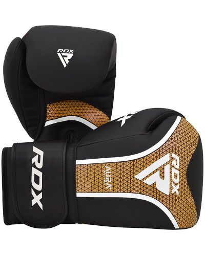 Боксови ръкавици RDX - Aura Plus T-17 , златисти/черни - 1