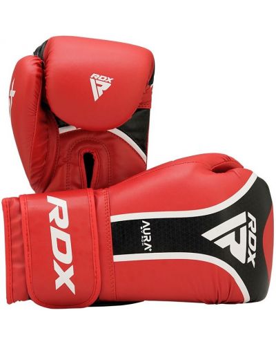 Боксови ръкавици RDX - Aura Plus T-17 , червени/черни - 2