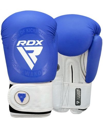 Боксови ръкавици RDX - WAKO , сини/бели - 1
