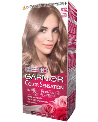 Garnier Color Sensation Боя за коса, Opal Mauve Blonde, 8.12 - 1