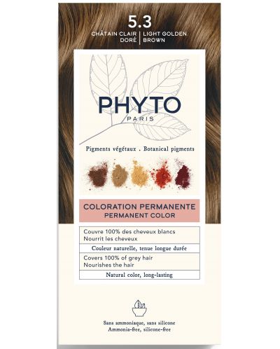 Phyto Phytocolor Боя за коса Châtain Clair Dore, 5.3 - 1