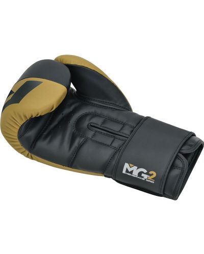 Боксови ръкавици RDX - Rex F4 , черни/златисти - 3