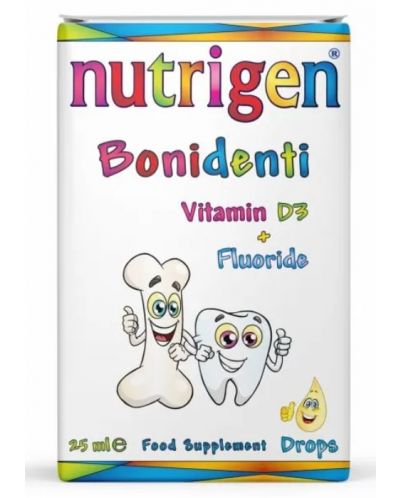 Bonidenti Капки за здрави зъби и кости, 25 ml, Nutrigen - 2