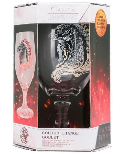 Бокал Paladone Television: Game of Thrones - House Of The Dragon (Colour Change), 350 ml - 4