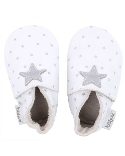 Bobux Бебешки обувки Stars White and Silver Изберете размер на обувките М - 9-15 месеца