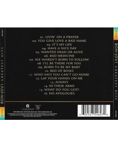 Bon Jovi - Greatest Hits (LV CD) - 3
