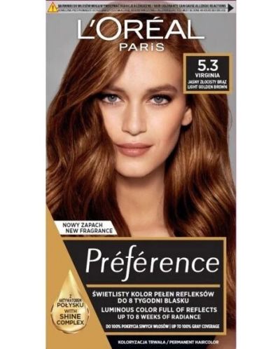 L'Oréal Préférence Боя за коса, 5.3 Virginia - 1