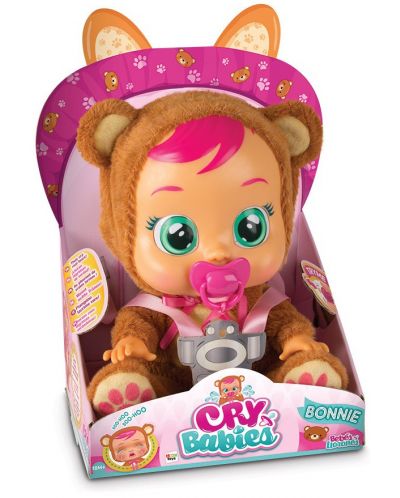 Детска играчка IMC Toys Crybabies – Плачещо със сълзи бебе, Бони - 3