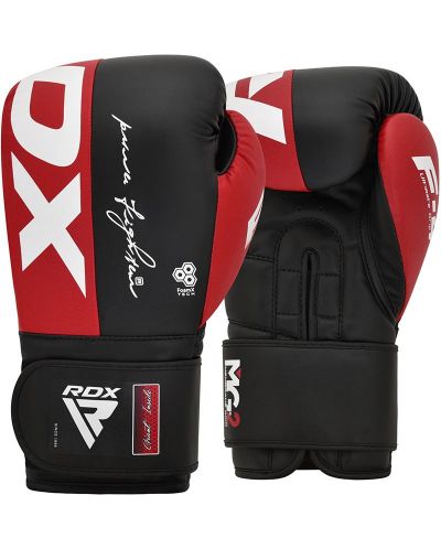 Боксови ръкавици RDX - Rex F4 , черни/червени - 1