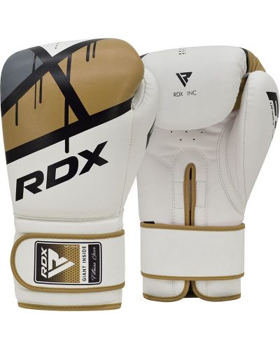 Боксови ръкавици RDX - BGR-F7 , бели/златисти - 1