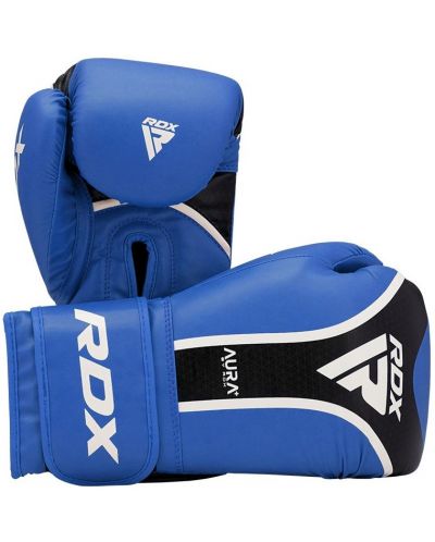 Боксови ръкавици RDX - Aura Plus T-17 , сини/черни - 2