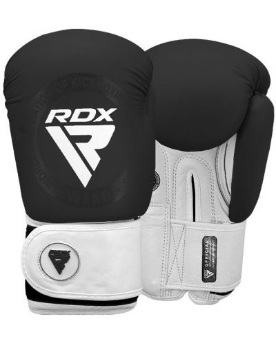 Боксови ръкавици RDX - WAKO , черни/бели - 1